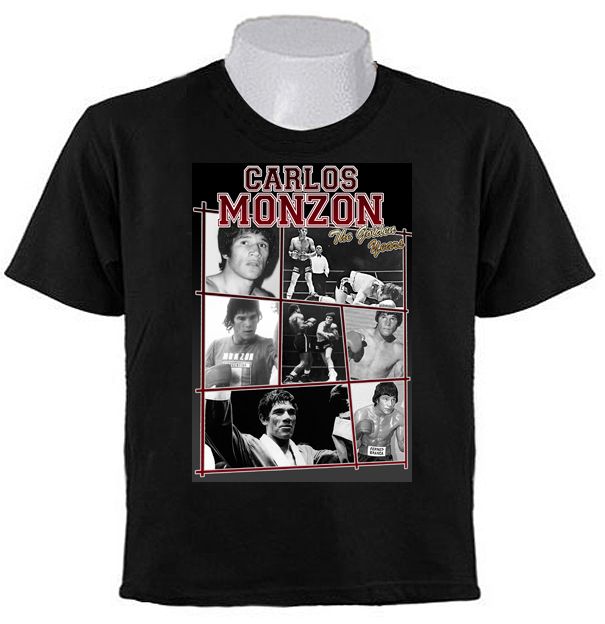   MONZON Boxing Champion GOLDEN YEARS T SHIRTS Argentina ESCOPETA  