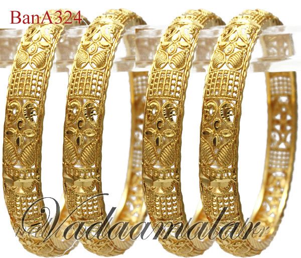 NEW Micro gold plated Bangles Indian Bollywood Bracelets India Bangle 