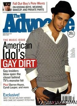 PETE WENTZ DARREN HAYES the advocate APRIL 2007  