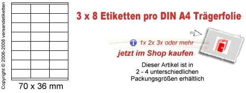 STAMPIT 600 Etiketten 105 x 48 mm Weiss 3424 NEU  