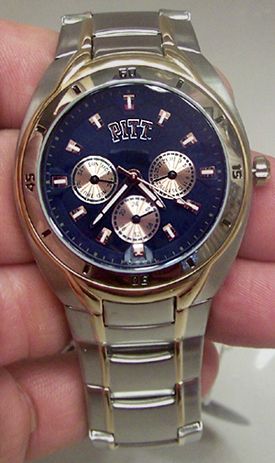 Pittsburgh Pitt Panthers Fossil Men Multufinction Watch  