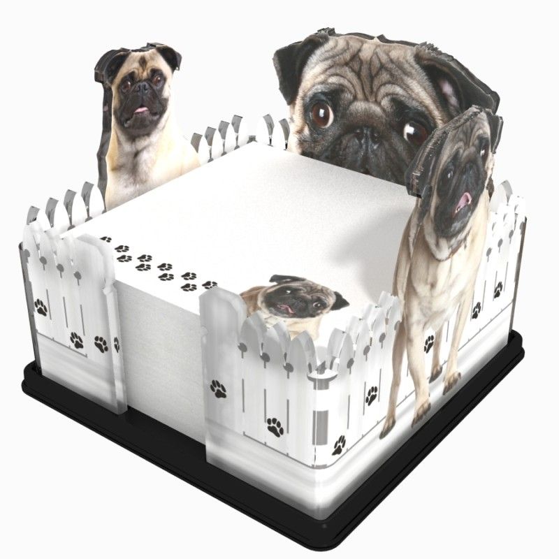 Note Holder Pug New Made in the USA  