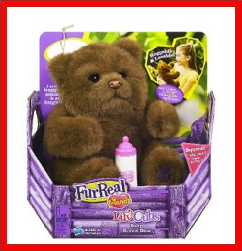 FurReal Luv Cubs BABY BROWN BEAR Interactive Cub *NEW*  