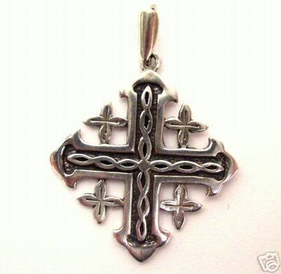 STERLING SILVER 925 JERUSALEM CROSS FROM HOLY LAND  