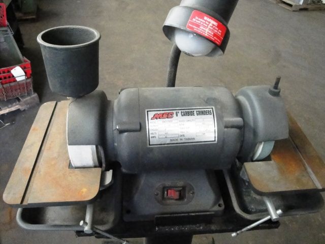 MSC 6 Carbide grinder 09011602 45o up down table 1 hp  