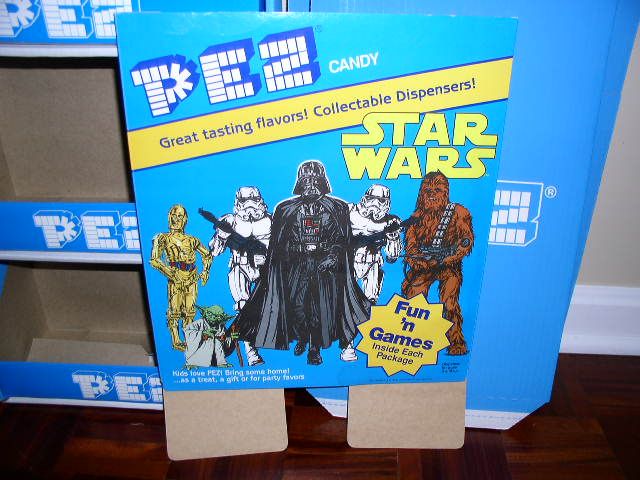 1997 Star Wars Pez 144 Count Floor Display, Near Mint  