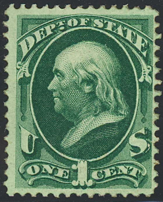 O57, STATE DEPT Mint VF OG LH GEM   Cat $260.00  