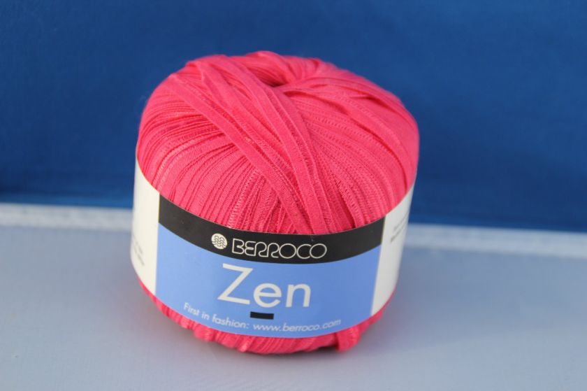 F115 BERROCO ZEN RIBBON YARN #8223 GOCHU RED  