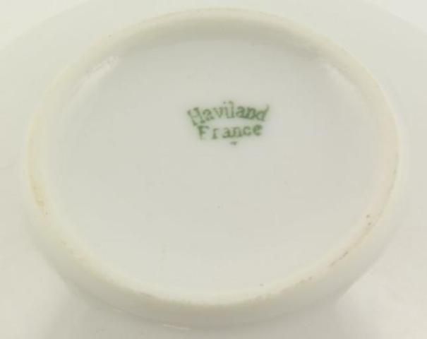 Haviland Limoges Porcelain Gold Monogrammed Teacup Gilt Rim/Handle 