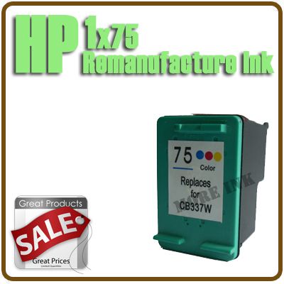 HP75 HP 75 12ML Tri Color INK CARTRIDGE CB337WN CB337W  