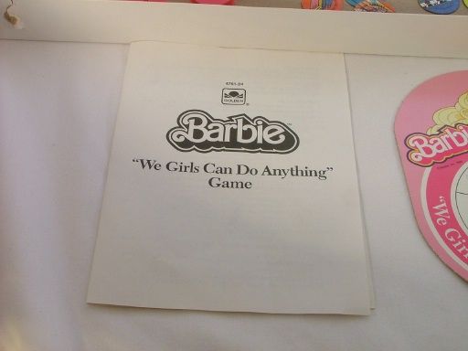 Barbie games 1986 #4761 24 Board Game Mattel Games  