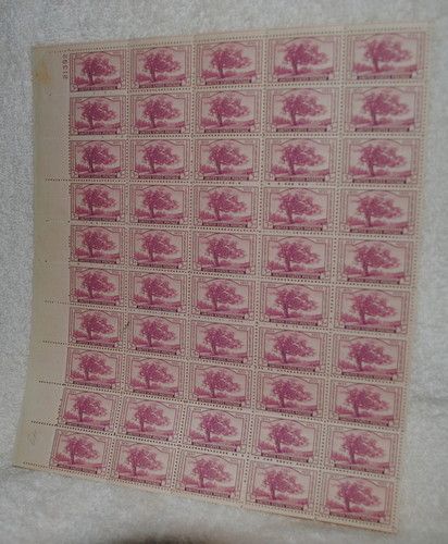   stamps, full sheet, Connecticut Tercentenary 1635 1935, 3c, MNH  