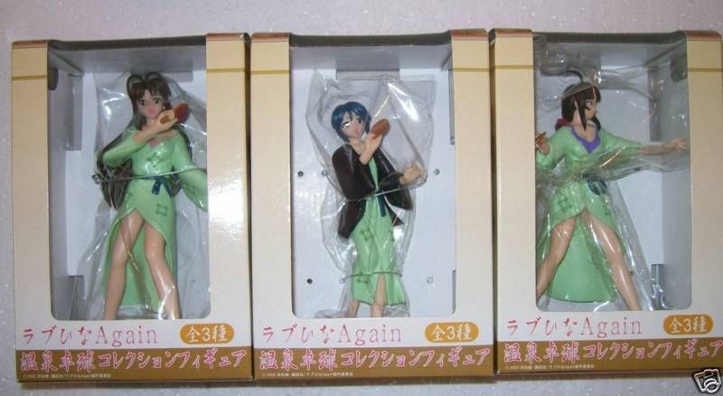 Sega Love Hina Again Table Tennis girl figure set of 3  