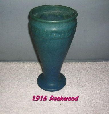 1916 Rookwood Blue Vase 1791  