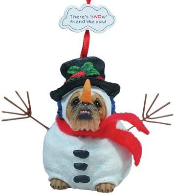 4882   Theres sNOw Friend Like You Ornament (ZELDA WISDOM Bulldog 