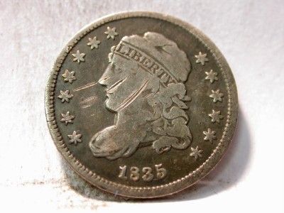 1835 CAPPED BUST HALF DIME ID#I847     