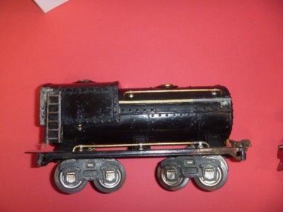 Lionel 260E O Gauge Train set c. 1930 with Engine, 4 cars, Set box 