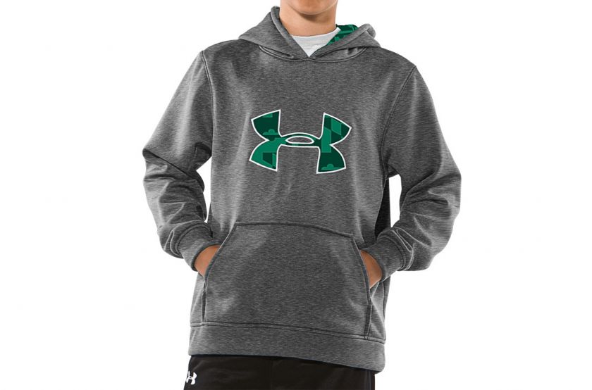 Boys Armour Fleece Big Logo Pullover Hoody  