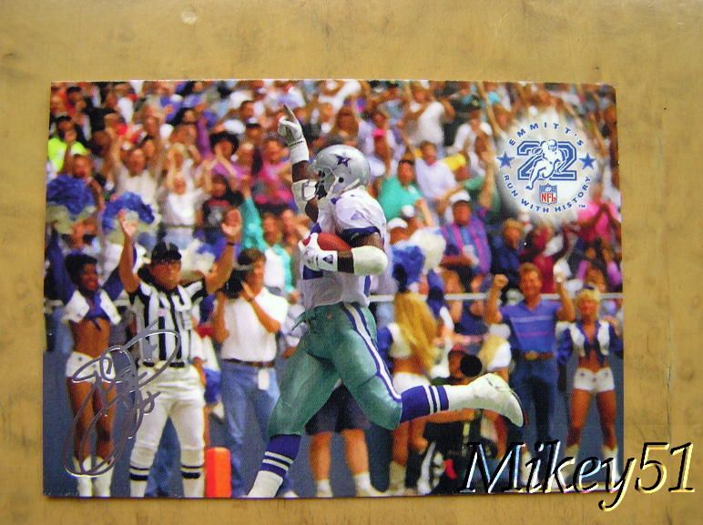 NFL EMMITT SMITH RUN WITH HISTORY CARDS   $44.95  