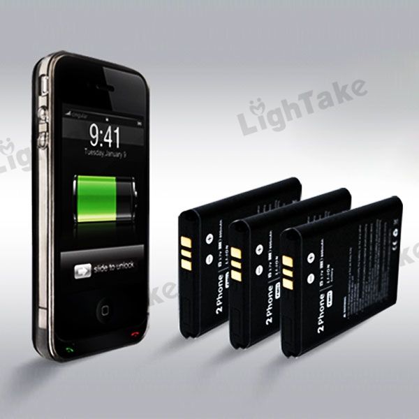 New Dual Standby SIM Case Phone Peel for iPhone4 batery  