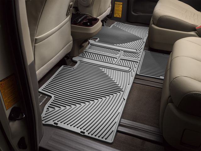   ® All Weather Floor Mats   Toyota Sienna   2011 2012   Grey  