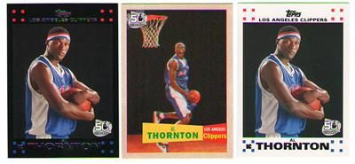 100) 2007 08 Topps AL THORNTON RC lot/set 57 58 FSU LA  