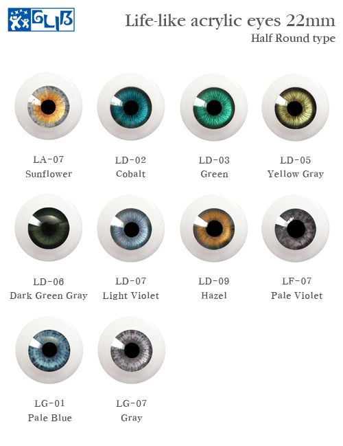 22mm Acrylic doll eyes  Blyth, BJD  