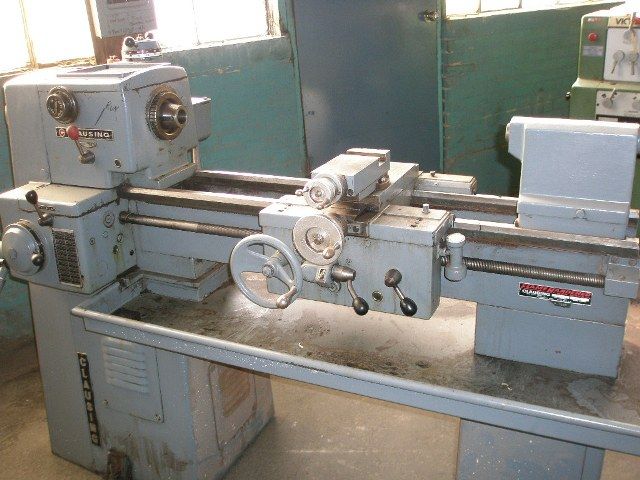 CLAUSING 14 x 30 VARIABLE SPEED METAL LATHE 6908 AS IS  