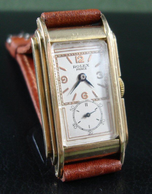 ROLEX PRINCE RAILWAY GOLD FILLED. FROM 1930S.  