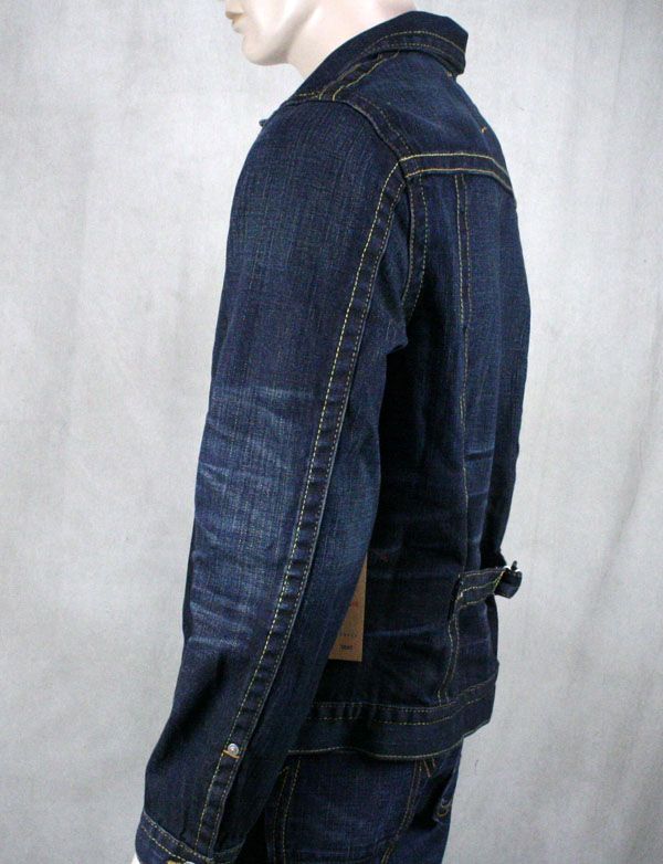 True Religion Jeans Denim KYLE jacket pony express cinch Iron Horse 