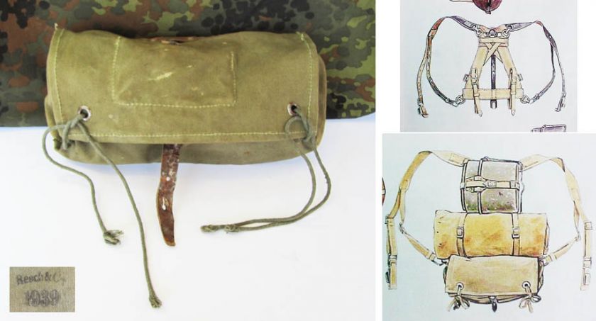 WW2 1939 ORIGINAL GERMAN ASSAULT PACK A FRAME BAG RARE  