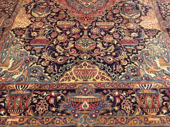 10x13 Handmade Antique Persian Archaeological Rug Soft Wool  Excellent 