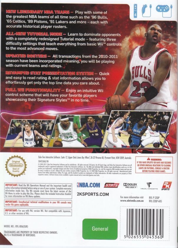 NBA 2K12 (Nintendo Wii)  