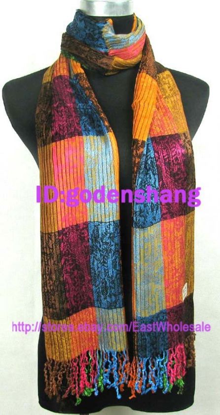 wholesale 10 rugate pashmina shawls scarf wraps S05  