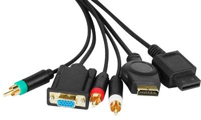 VGA Monitor Cable Lead for PlayStation 3 Nintendo Wii  