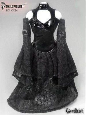 34 1/6 DOLLSFIGURE Black Night Whisper Dress CY GIRL  