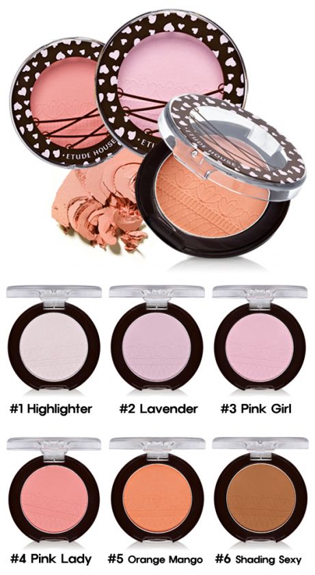   Etude House] EtudeHouse Face Color Corset Blushers #3 Pink Girl Fit 6g