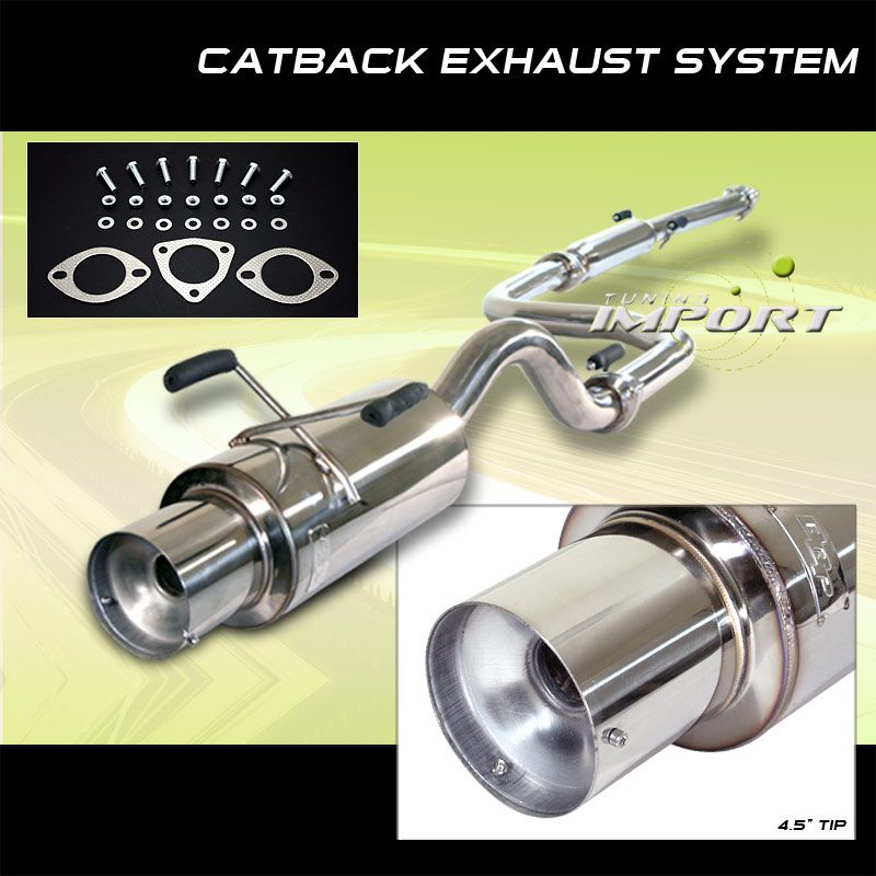 1996 2000 HONDA CIVIC EK 3DR HB CATBACK EXHAUST MUFFLER  