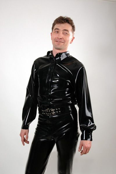 Latex fancy Dress Rubber Fashion Leisure Uniforms  