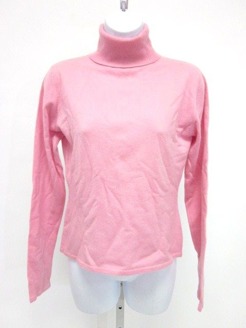 AUTUMN CASHMERE Pink Cashmere Turtleneck Sweater Sz S  