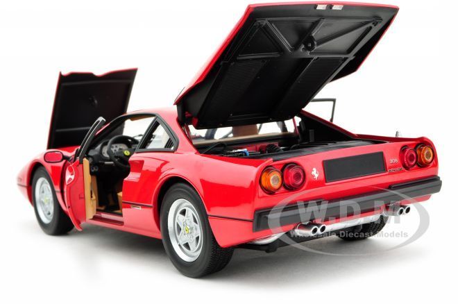   diecast car model of Ferrari 308 GTB Red Elite Edition by Hotwheels