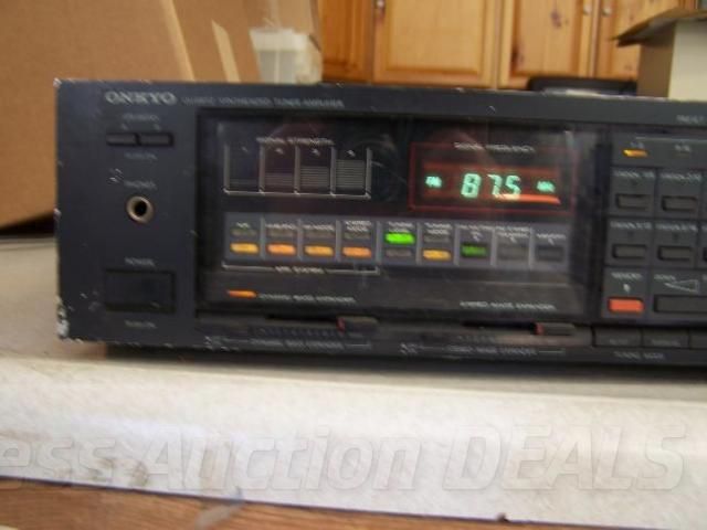 onkyo tx 37 fires right up but not tested for function probably could