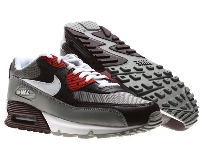   Air Max 90 Team Red/Grey Varsity Mens Running Shoes 325018 604  
