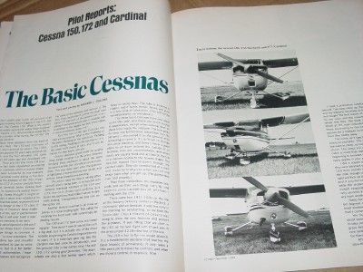 1970 FLYING magazine DECEMBER Bonanza F33A, Learjet 24C  