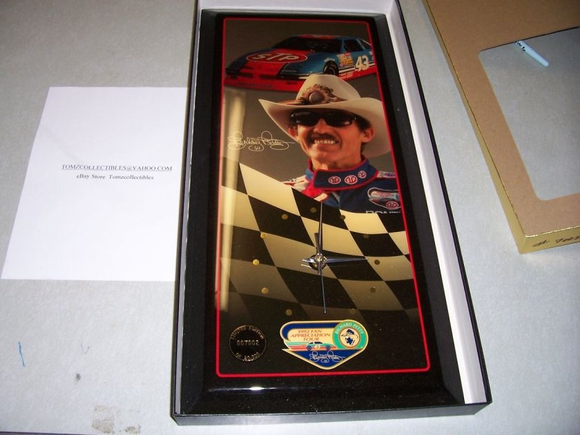 Richard Petty 1992 Fan Appreciation Tour Clock Limited Edition  