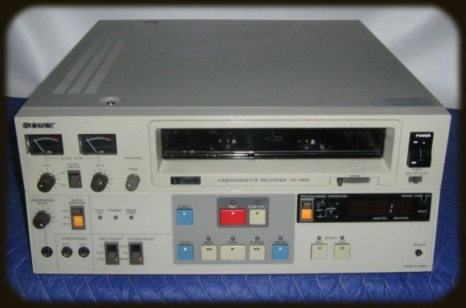 SONY VO 7630 VIDEO CASSETTE RECORDER VO7630  