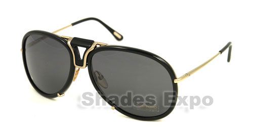 TOM FORD SUNGLASSES TF 1 HAWKINGS BLACK TF1 772 AVIATOR  