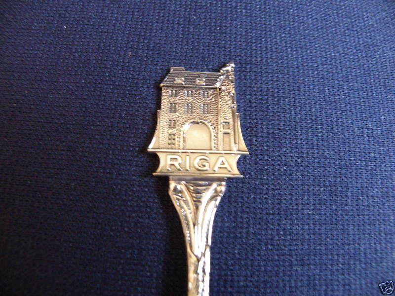 RIGA CAPITAL LATVIA BALTICS Collector Souvenir SPOON SP  