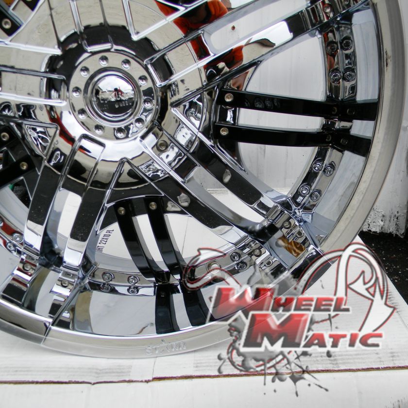 22 CHROME STARR 959 5X108/115 LEXUS ALTIMA ACCORD GS300 GS 350 450 