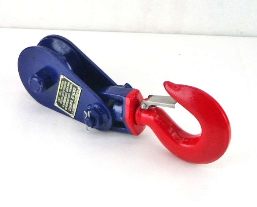   8800 Lbs Steel Sheave / Forged Steel Swivel Hook Shackle 6F  